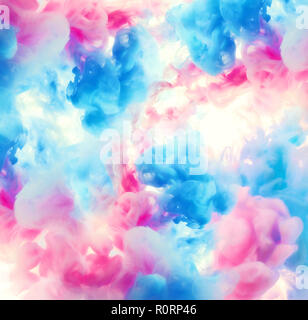 Ink splashes in the water. Abstract background for your design. Stock Photo