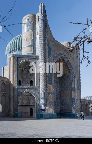 The Green Mosque (Masjid Sabz), Balkh city, Balkh Province, North Afghanistan Stock Photo