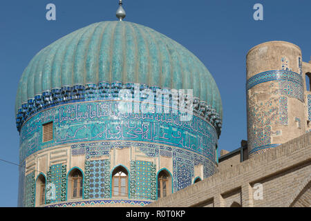 The Green Mosque (Masjid Sabz), Balkh city, Balkh Province, North Afghanistan Stock Photo