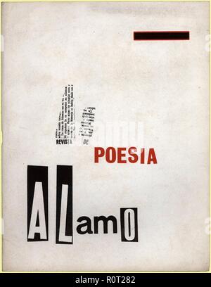 Portada de la revista de poesía Alamo. Salamanca, año 1966. Stock Photo