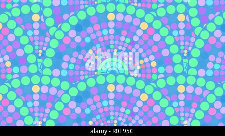 Abstract background of multicolored circles Stock Vector