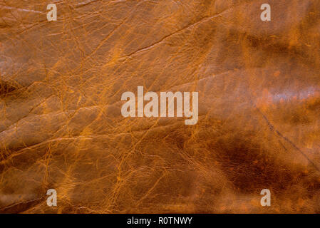 Abstract background from old brown leather texture with scratched. Retro or vintage color tone. Stock Photo