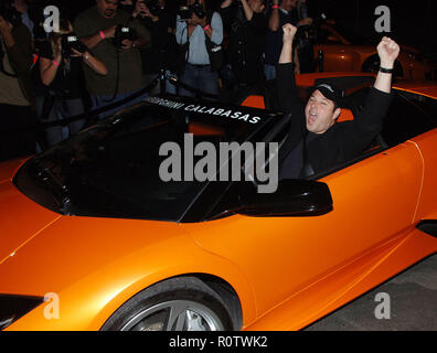 Greg Grunberg  at the Race To Fight Against Epilepsy Benefit at the Lamborghini in Calabasas in Los Angeles.  with the press in the back eye contact   Stock Photo