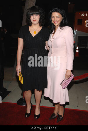 Shohreh Aghdashloo and daughter Tara arriving at the Nativity Story Premiere at the Academy Of Motion Pictures Arts and Science in Los Angeles.  full  Stock Photo