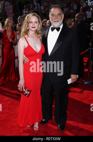 Thora Birch and Francis Ford Coppola arriving at the 55th Annual Emmy Awards at the Shrine Auditorium in Los Angeles. September 21, 2003.          -   Stock Photo