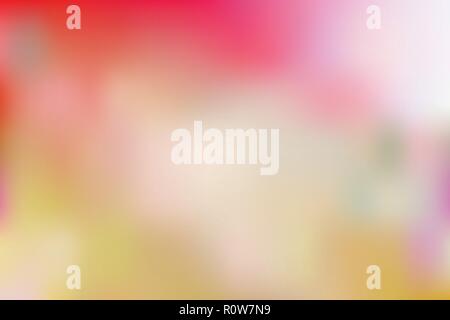 Abstract blurred gradient mesh background in bright and pastel pink colors. Colorful smooth banner template. Easy editable soft colored vector illustr Stock Vector
