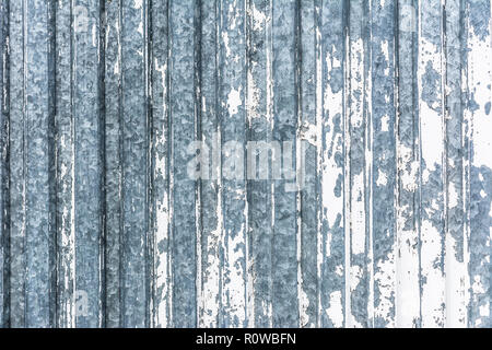 Old corrugated metal texture background, industrial material Stock Photo