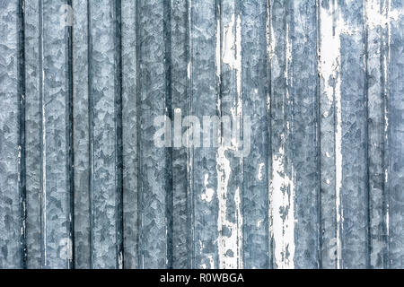 Old corrugated metal texture background, industrial material Stock Photo
