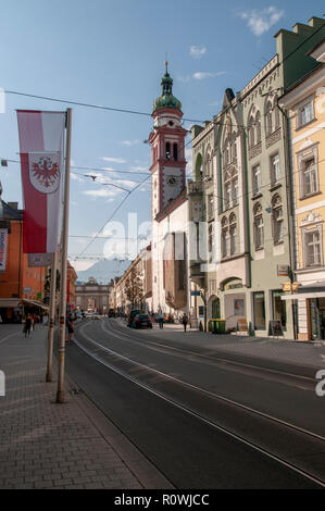 St. Joseph church in maria theresa Street, Innsbruck, Austria, Stock Photo