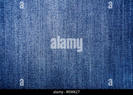 Jeans denim material texture background close-up Stock Photo