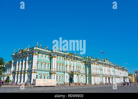 Winter Palace, houses State Hermitage Museum, Palace Square, Saint Petersburg, Russia Stock Photo