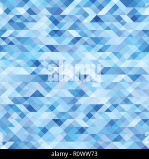 Triangle Seamless vector background. blue triangles. EPS 10 Stock Vector