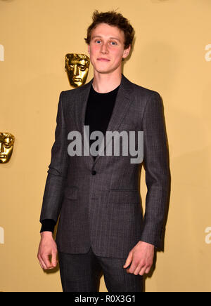 George MacKay attending the BAFTA Breakthrough Brits 2018 celebration event, London. Stock Photo