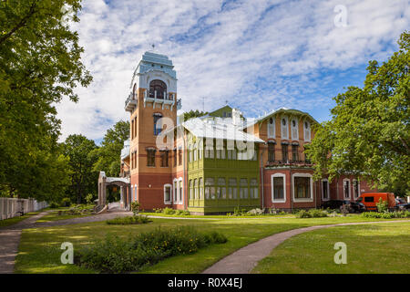 PARNU, ESTONIA - AUGUST 15, 2016: Luxury villa (manor house) and resort, modern style. Stock Photo