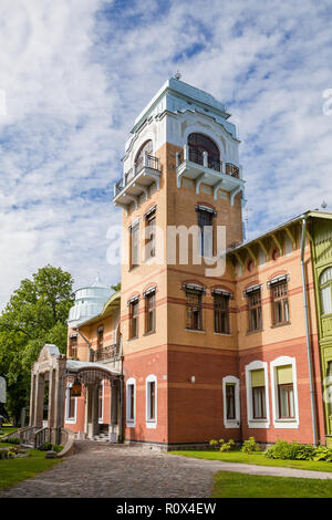 PARNU, ESTONIA - AUGUST 15, 2016: Luxury villa (manor house) and resort, modern style. Stock Photo