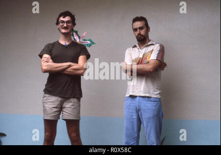 Mercenaries Jailed in Costa Rica 1985 Stock Photo