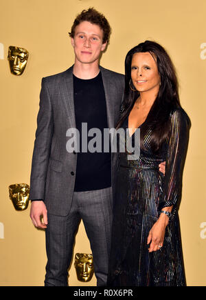 George MacKay and Annie Price attending the BAFTA Breakthrough Brits 2018 celebration event, London Stock Photo