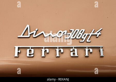 Ferrari badge Stock Photo