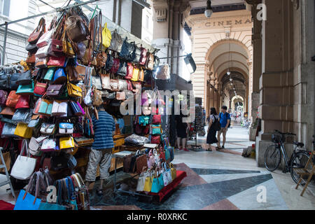 Shopping on the Via dei Brunelleschi in Florence, Italy Europe Stock Photo