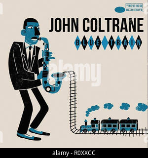 JOHN COLTRANE - BLUE TRAIN - Vintage cover album Stock Photo - Alamy