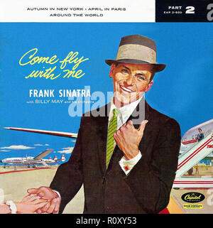 Framed Frank Sinatra - Come Fly with Me - Vinyl Album Art main image 0