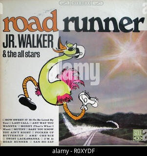 roadrunner JR. WALKER the all stars  - Vintage vinyl cover album Stock Photo