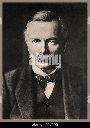 David Lloyd George, 1st Earl Lloyd-George of Dwyfor, OM, PC was a British statesman of the Liberal Party and the final Liberal to serve as Prime Minister David Lloyd George 1915 British prime minister 1916-1922. Stock Photo