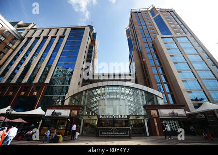 The ultra modern UB City shopping mall in Bangalore, India. Stock Photo