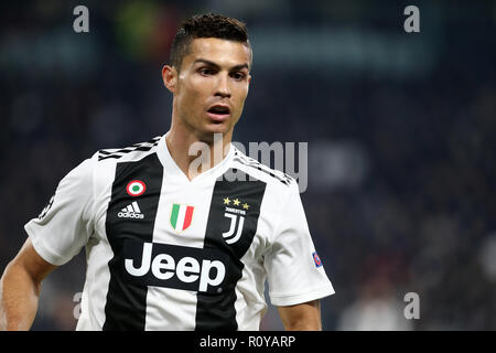 Torino, Italy. 07th November 2018. Cristiano Ronaldo of Juventus FC during the Uefa Champions League Group H match between Juventus Fc and Manchester United Fc. Credit: Marco Canoniero/Alamy Live News Stock Photo