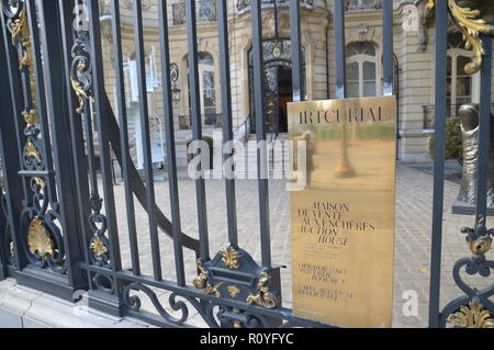 Paris, France. 8th Nov 2018. Stairs of the Eiffel are on sale at Art Curial on the Champs-Elysees, Paris, France.8 November 2018.   ALPHACIT NEWIM / Alamy Live News Stock Photo