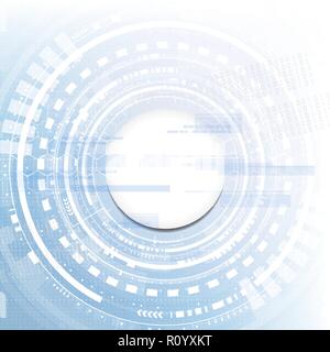 Technological interface access platform abstract background vector design Stock Vector