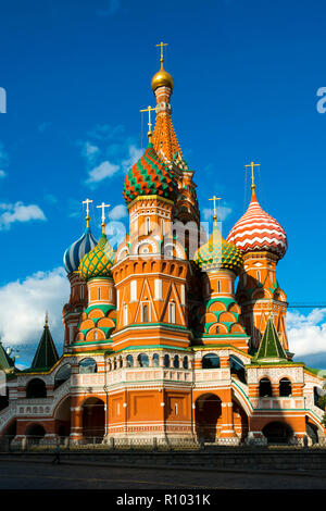 St. Basil's Cathedral The Kremlin Moscow Russian Moskva city National capital of Russia. The Moscow Kremlin (Russian: Московский Кремль), also known a Stock Photo