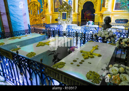 Tombs of Peter I the Great and Catherine Cathedral of Peter