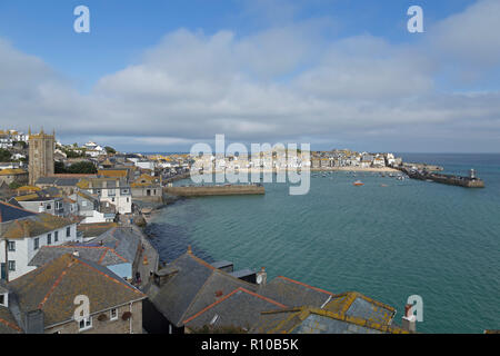 harbour, St. Ives, Cornwall, England, Great Britain Stock Photo