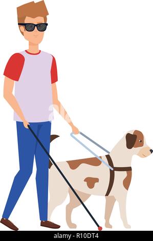 how do blind people clean up after guide dog