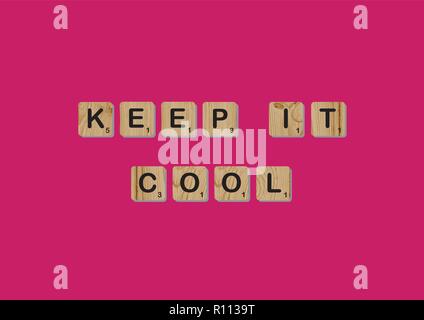 Scrabble tiles spells out   Motivational quote Scrabble Blocks Letters Pink Red Background Life quote Induce Alphabet Stock Vector