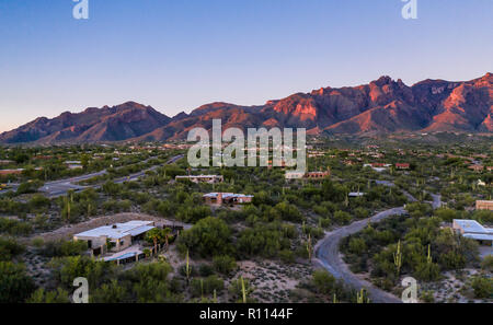 The Catalina Mountains located in Tucson, Arizona Stock Photo