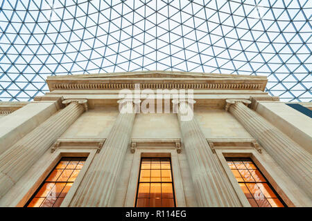 The Great Court of the British Museum, London, England Stock Photo