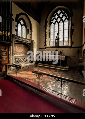 The tomb of Lady Katherine Gordon, widow of Perkin Warbeck. Stock Photo