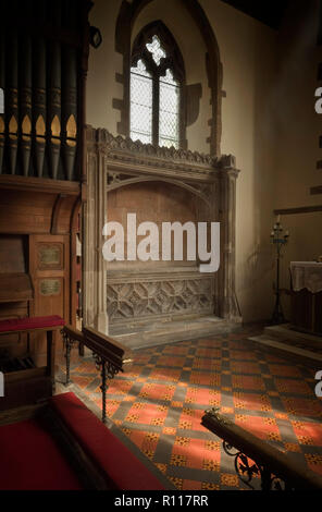 The tomb of Lady Katherine Gordon, widow of Perkin Warbeck. Stock Photo