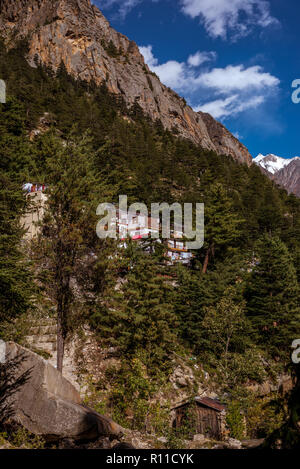 Landscape in Gangotri - Uttrakhand Stock Photo