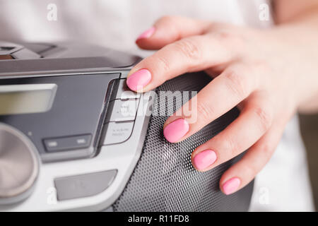 Audio system control board close view Stock Photo