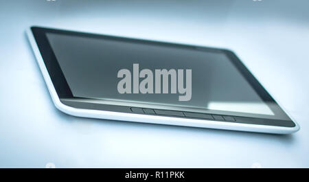 modern e-book . isolated on a black background. Stock Photo