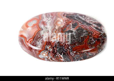 Crazy Lace Agate from Africa - banded Chalcedony Stock Photo