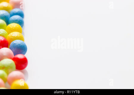 colorful sugar sprinkles Macro background decoration for cake and bakery Stock Photo