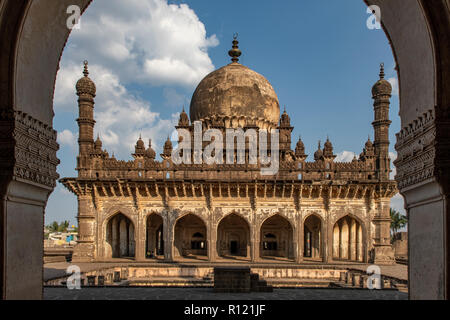 Mausoleum of Ibrahim Rouza, Vijayapura, Karnataka, India Stock Photo