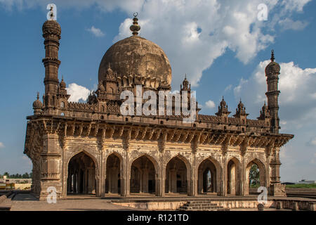 Mausoleum of Ibrahim Rouza, Vijayapura, Karnataka, India Stock Photo