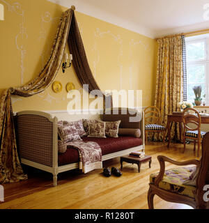 Sofa in Victorian home Stock Photo