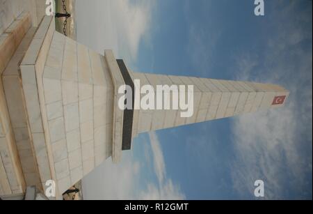 Ankara, Turkey – June 4, 2017: Sakarya Pitched Battle Historical National Park Gazitepe Martyrdom is located in Polatlı district. Stock Photo