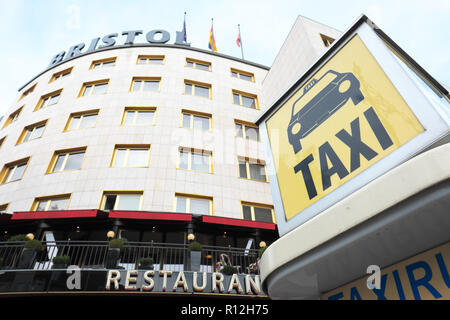 Berlin, Germany - the Hotel Bristol Berlin on the Kurfurstendamm Charlottenburg Stock Photo